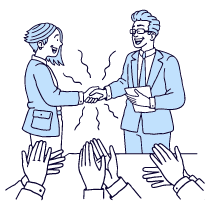 Business Business Deal Success Illustration from Bruxelles Duotone Set