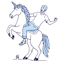 Business Startup Character Black Man Illustration from Bruxelles Duotone Set