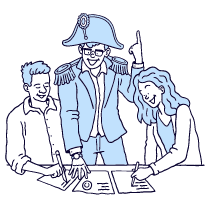 Strategy Illustration from Bruxelles Duotone Set