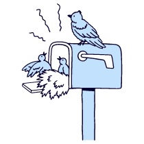 Communication No Mail E Mail 1 Illustration from Bruxelles Duotone Set