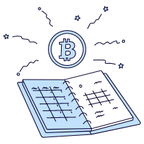 Decentralized Finance Illustration from Bruxelles Duotone Set