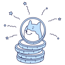 Dogecoin 2 Illustration from Bruxelles Duotone Set