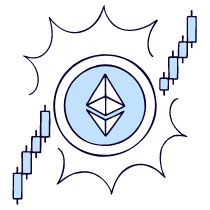 Ethereum Illustration from Bruxelles Duotone Set