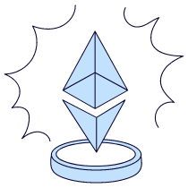 Ethereum Illustration from Bruxelles Duotone Set