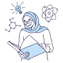 Customer Service Support Knowledge Base Illustration from Bruxelles Duotone Set
