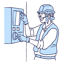 Customer Service Support Maintenance Illustration from Bruxelles Duotone Set