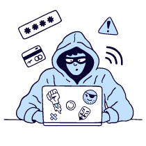 Development Hack Illustration from Bruxelles Duotone Set