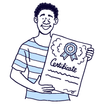 Certificate Illustration from Bruxelles Duotone Set