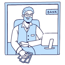 Banker 1 Illustration from Bruxelles Duotone Set