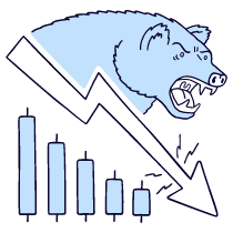 Bear Market 2 Illustration from Bruxelles Duotone Set