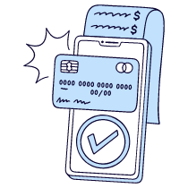 Card Payment 2 Illustration from Bruxelles Duotone Set