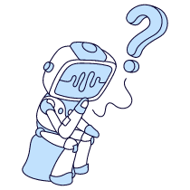 Ai Ml Computer Robot Thinking 2 Illustration from Bruxelles Duotone Set