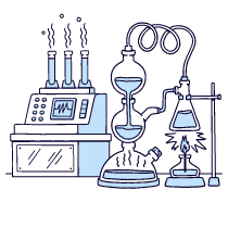 Lab Equipment 2 Illustration from Bruxelles Duotone Set