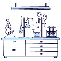 Laboratory 1 Illustration from Bruxelles Duotone Set