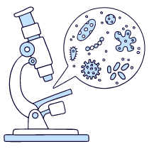 Microscope 1 Illustration from Bruxelles Duotone Set