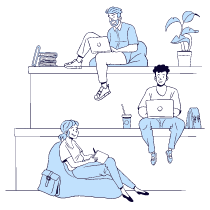 Co Working Space illustration - Free transparent PNG, SVG. No sign up needed.
