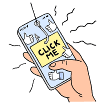Clickbait Illustration from Free illustrations Set