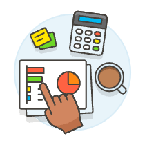 Analyze Files 2 Illustration from UX Colors Set