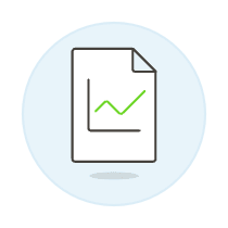 Chart File Illustration from UX Colors Set