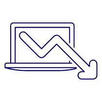 Decreasing Laptop Illustration from UX Line Set