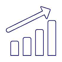 Increasing Chart Illustration from UX Line Set