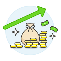 Money Increase Illustration from UX Colors Set