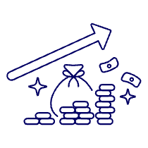 Money Increase Illustration from UX Line Set