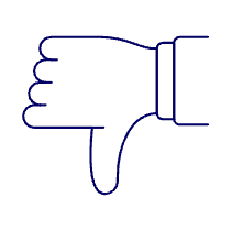 Dislike 1 Illustration from UX Line Set