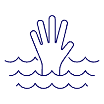 Drowning Hand 1 Illustration from UX Line Set