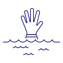 Drowning Hand 2 1 Illustration from UX Line Set
