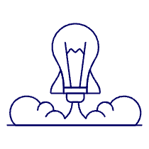 Lightbulb Startup Illustration from UX Line Set