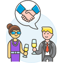 Agreement 1 Illustration from UX Colors Set