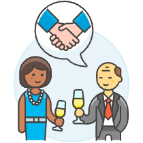 Agreement 2 Illustration from UX Colors Set
