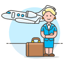 Business Trip 1 Illustration from UX Colors Set