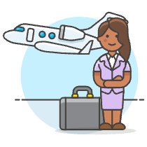 Business Trip 2 Illustration from UX Colors Set