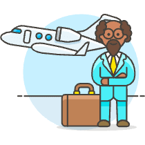 Business Trip 5 Illustration from UX Colors Set