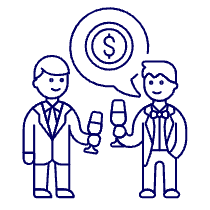Investment Chat 1 Illustration from UX Line Set