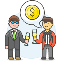 Investment Chat 3 Illustration from UX Colors Set