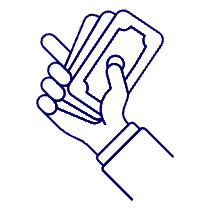 Hand Money 1 Illustration from UX Line Set