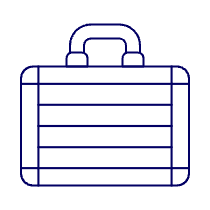 Metal Briefcase Illustration from UX Line Set