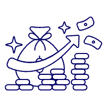 Money Cash Bag Illustration from UX Line Set