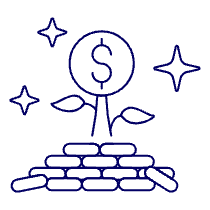 Money Plant Illustration from UX Line Set