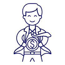 Self Employed 1 Illustration from UX Line Set