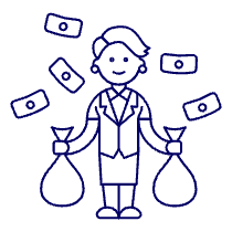 Wealthy Business 3 Illustration from UX Line Set