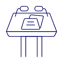 Podium Presentation 4 Illustration from UX Line Set