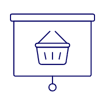 Projector Basket Illustration from UX Line Set