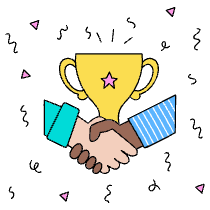 Business Dealsuccess Illustration from Dhaka Set