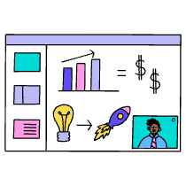 Business Presentation Illustration from Dhaka Set