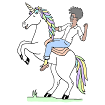 Business Startup Character Black Woman Illustration from Bruxelles Set