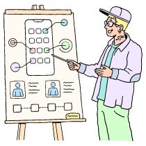 Business Strategy Introduction Of Product Illustration from Bruxelles Set